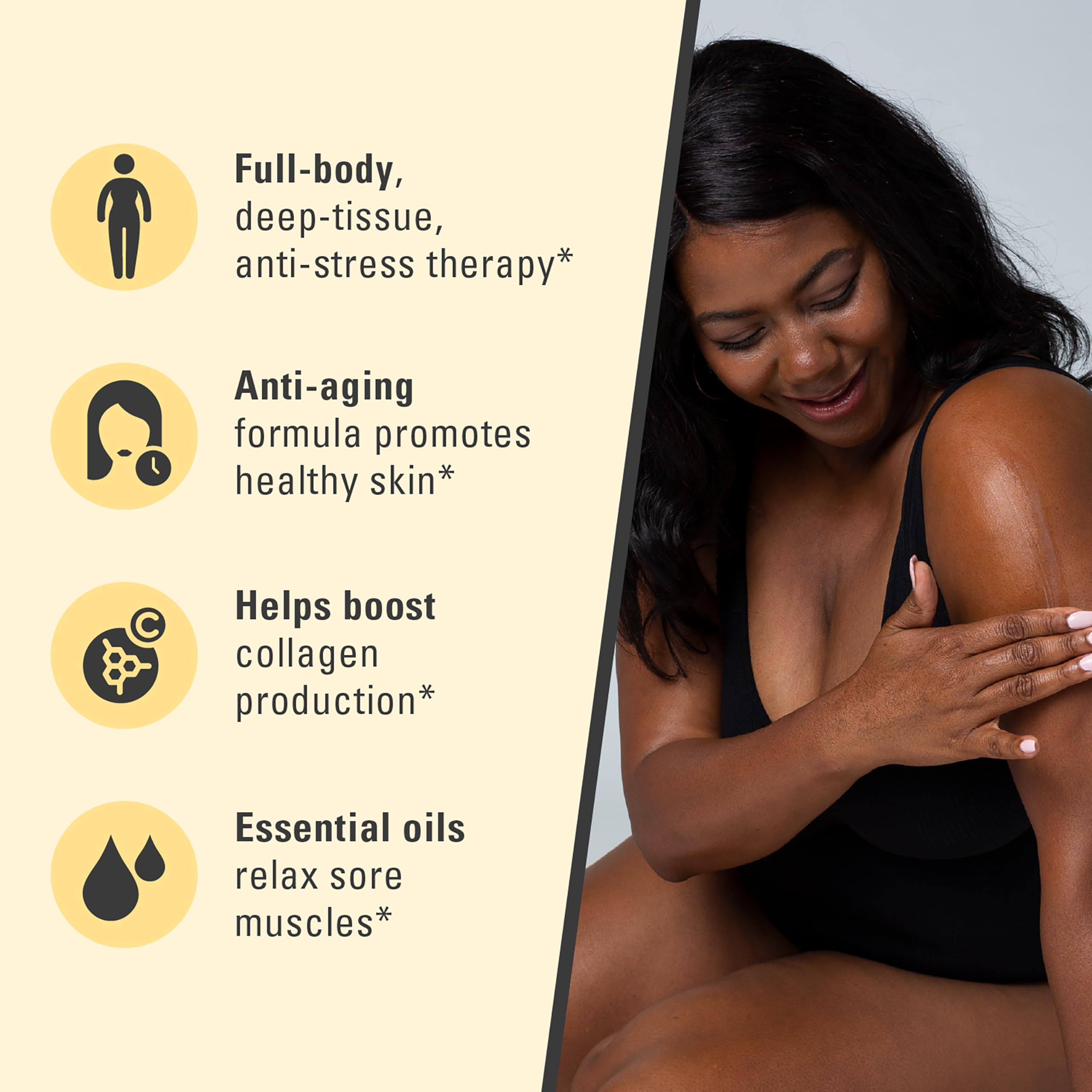 M3 Naturals clean vegan formula on label signaling gentle self-care