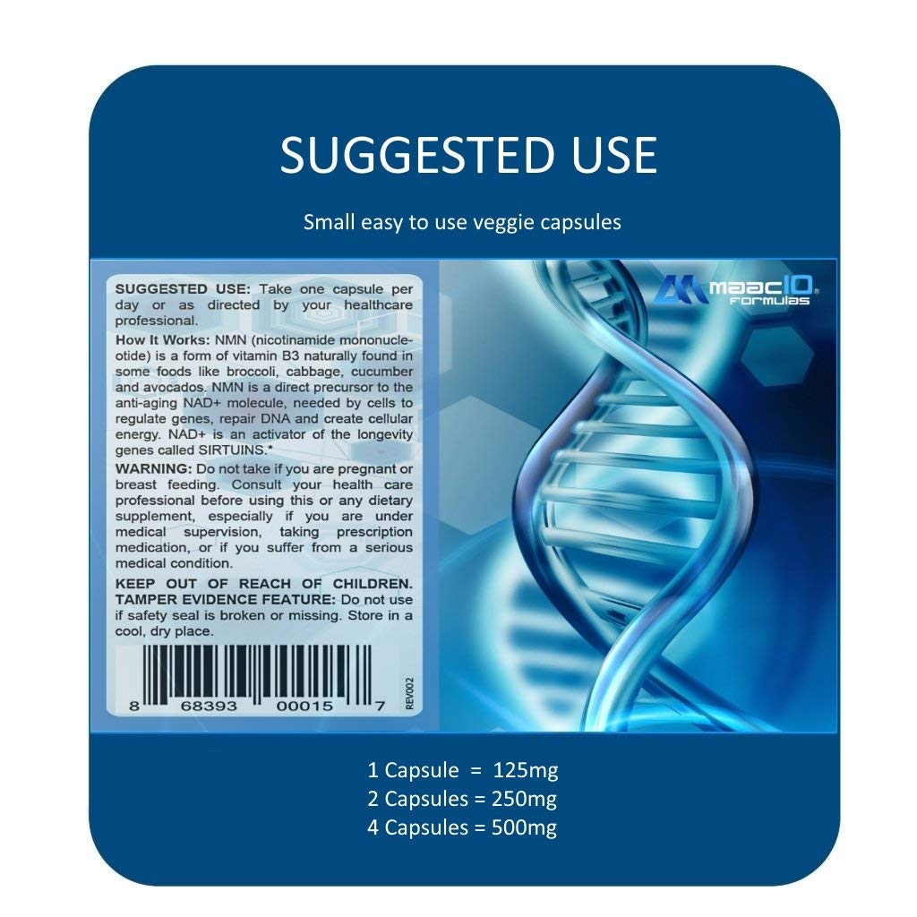 MAAC10 NMN with third-party lab testing for purity.