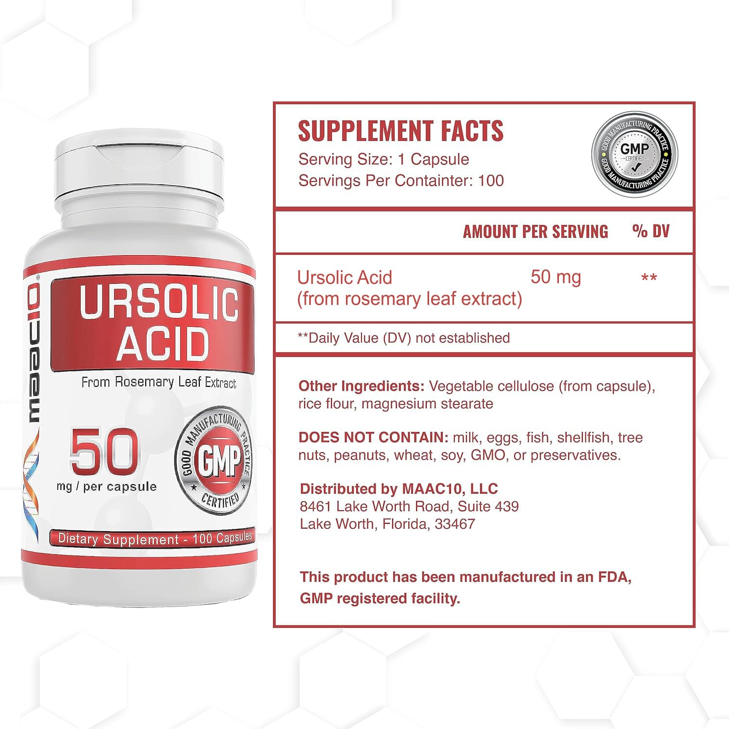 MAAC10 Rosemary extract source emphasizes natural origin of the key ingredient.