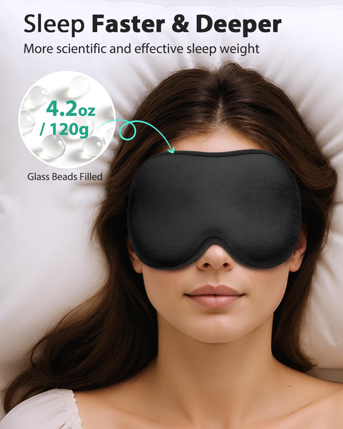 MABAO 3D contoured eye sockets reduce pressure while blinking.