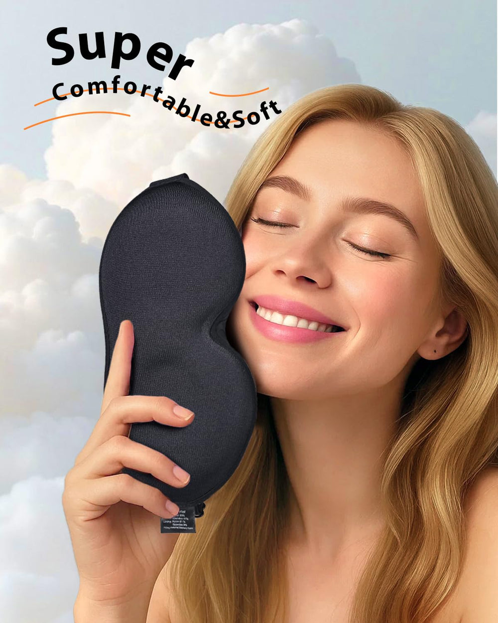 MABAO travel-friendly mask supports quick, refreshing naps on the go.