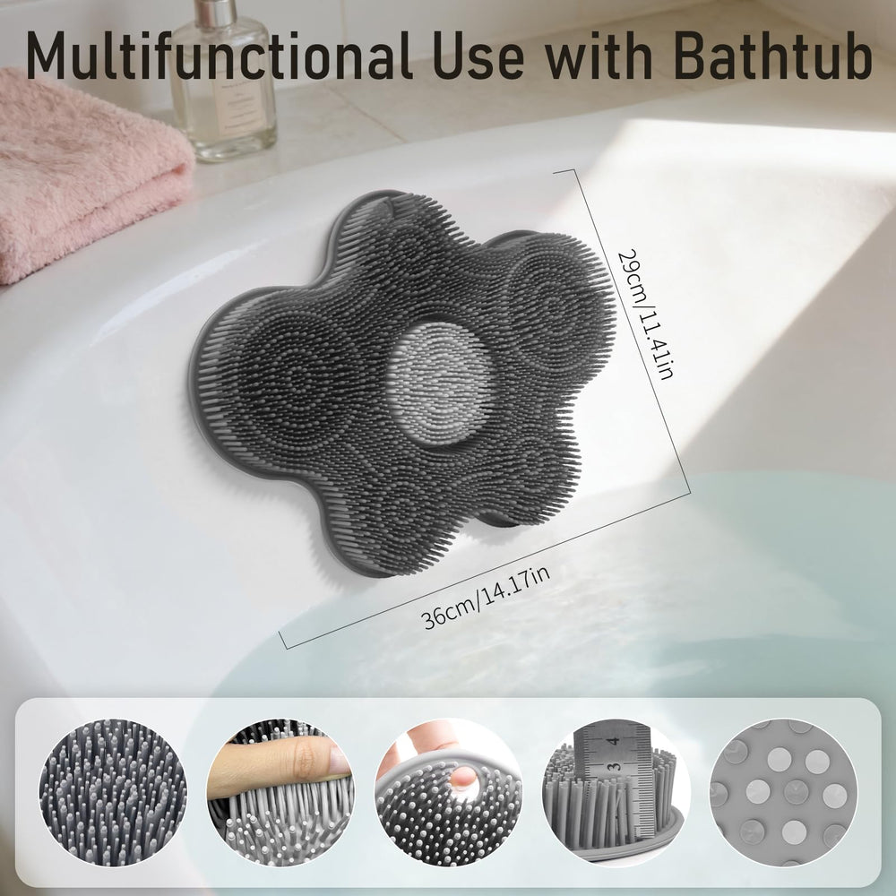 Mabnuby hands-free shower cleaner supports effortless foot care routines.