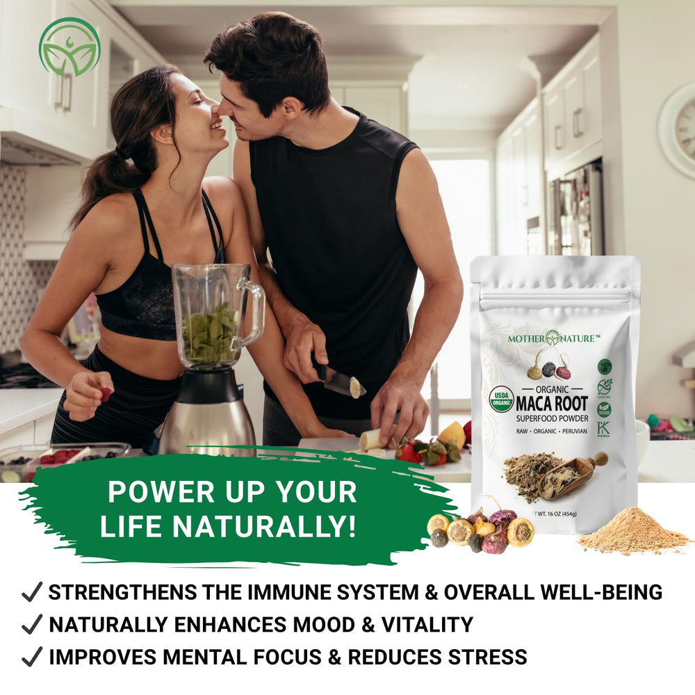 Maca powder added to oats or baking supports daily wellness