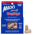 Mack's Ultra Soft Foam Earplugs – 33dB NRR, 10 Pair Pack