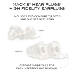 Mack's ear plugs for motorcyclists offering noise reduction and comfort