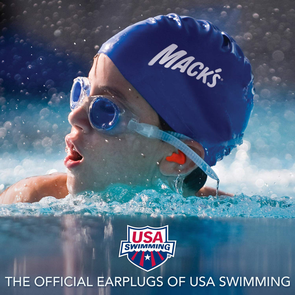 Mack's Kids Ear Plugs on airplane, easing ear pressure during flights