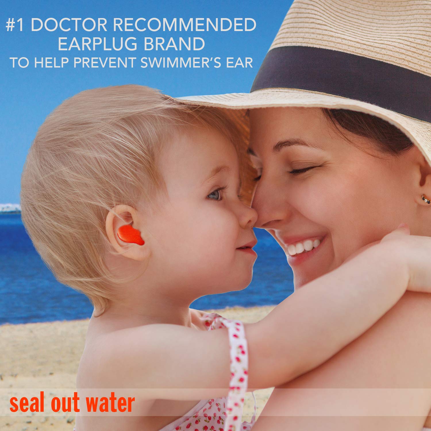 Mack's Kids Ear Plugs, USA-made, trusted by doctors