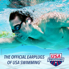 Mack's Pillow Soft earplugs packed for travel, easing ear pressure