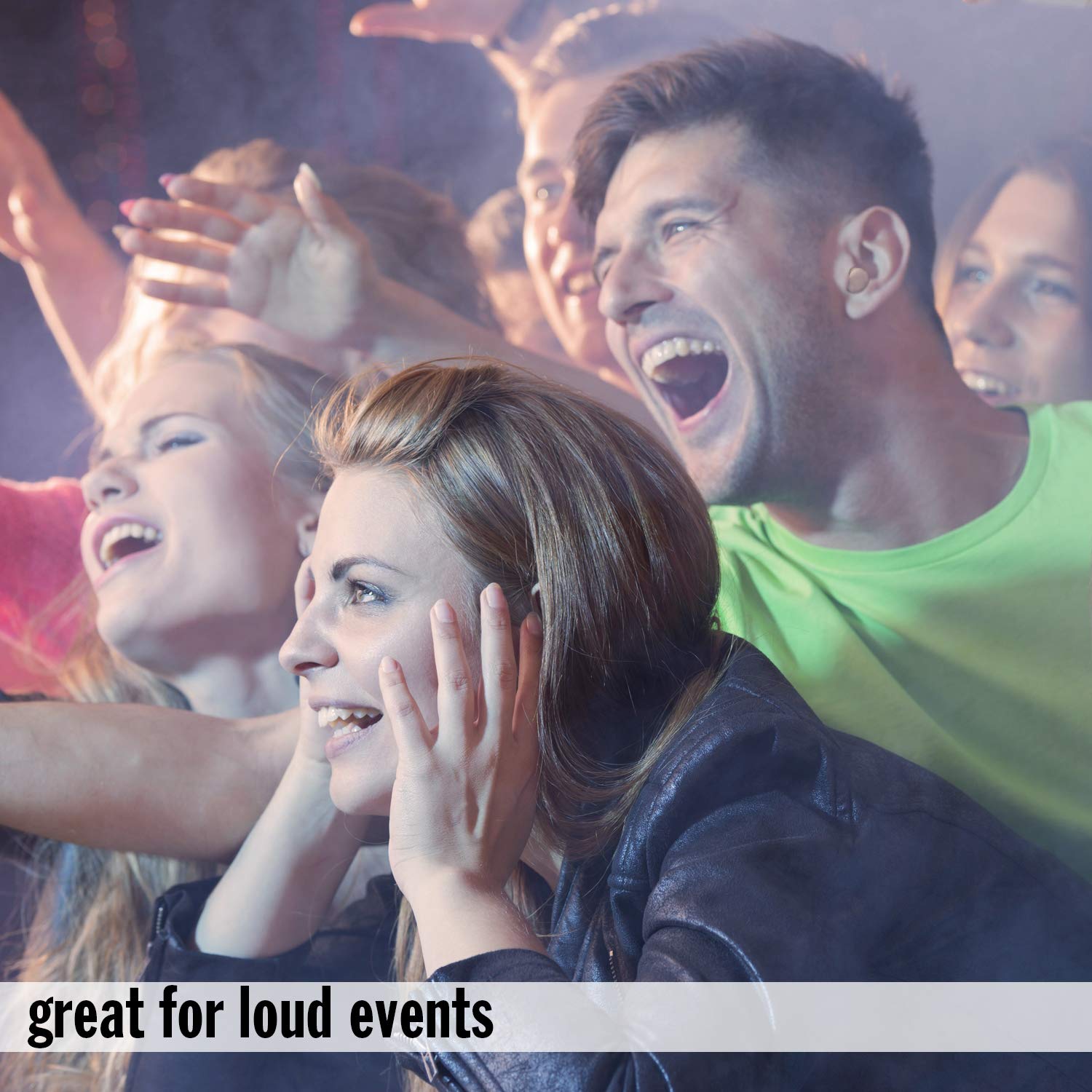Mack's ThermaFit used during travel or events for reduced noise.