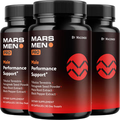 Macondo Mars Men Pro 3-pack bottle for daily wellness capsules