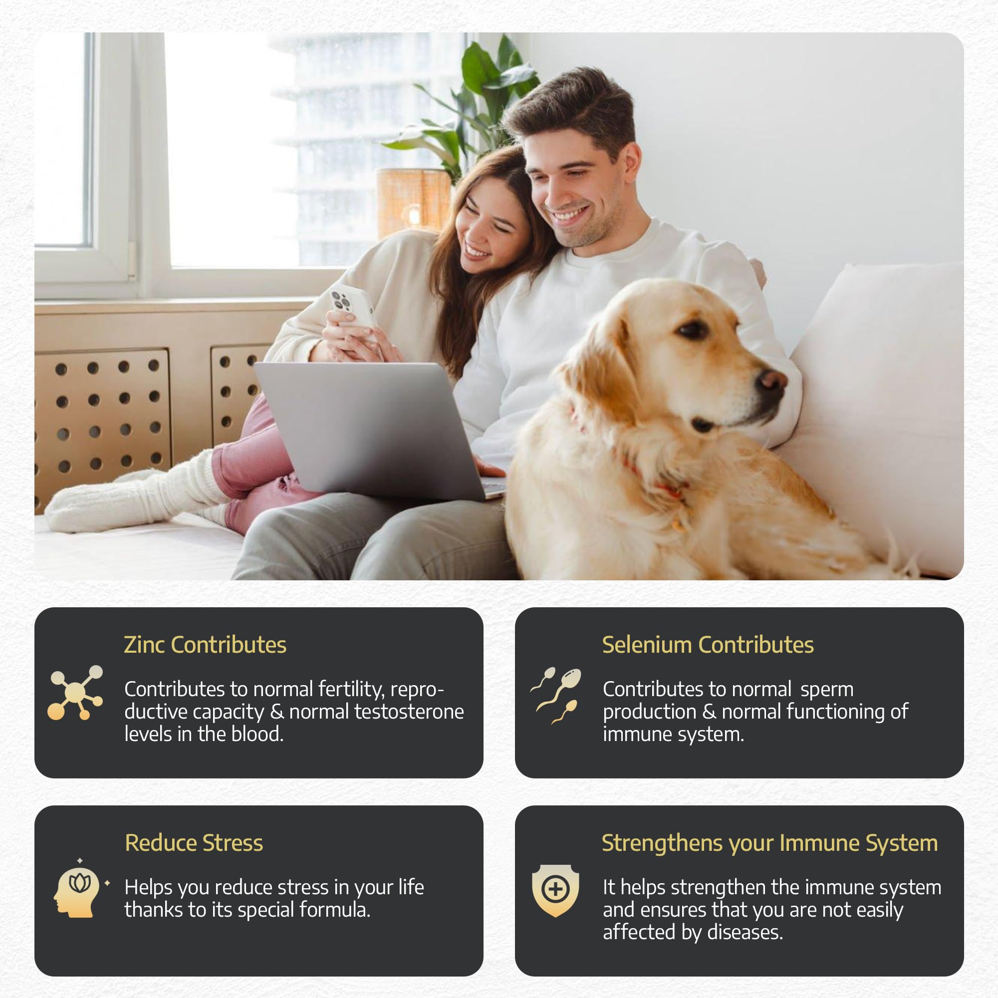 Macro Vital label highlights third-party testing and trusted quality.