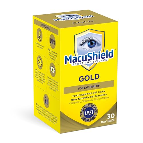 MacuShield Gold highlights macula pigment location for detailed central vision