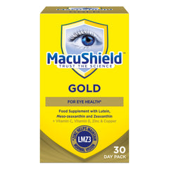 MacuShield Gold softgel capsules for daily eye support