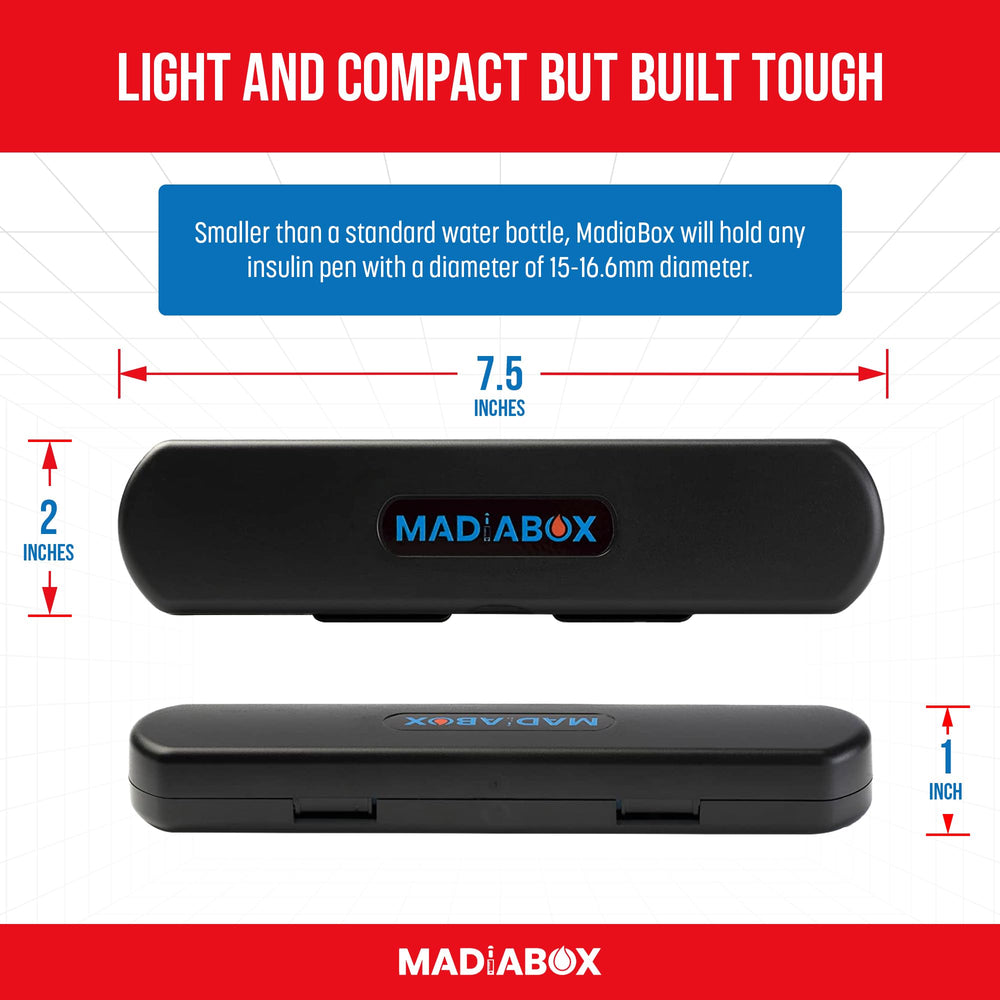 MadiaBox water-resistant-shell protects contents in varying conditions.