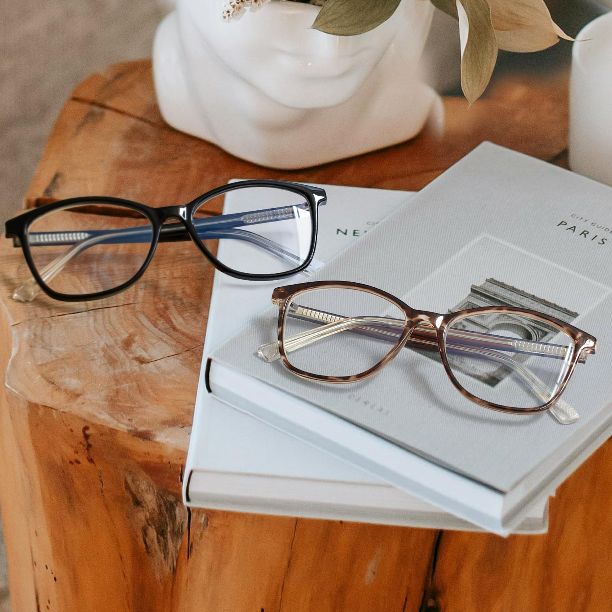 Madison Avenue glasses feature 53mm lens width and 16mm bridge for a versatile fit.