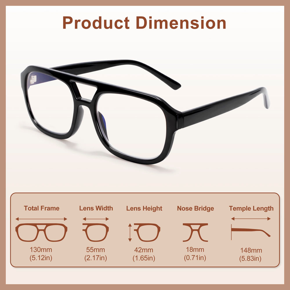 Diseño doble puente retro que añade estilo sin sacrificar comodidad.