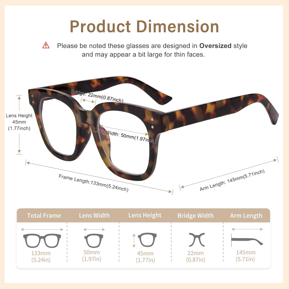 Glasses in protective case from Madison Avenue Hanna for travel and daily use