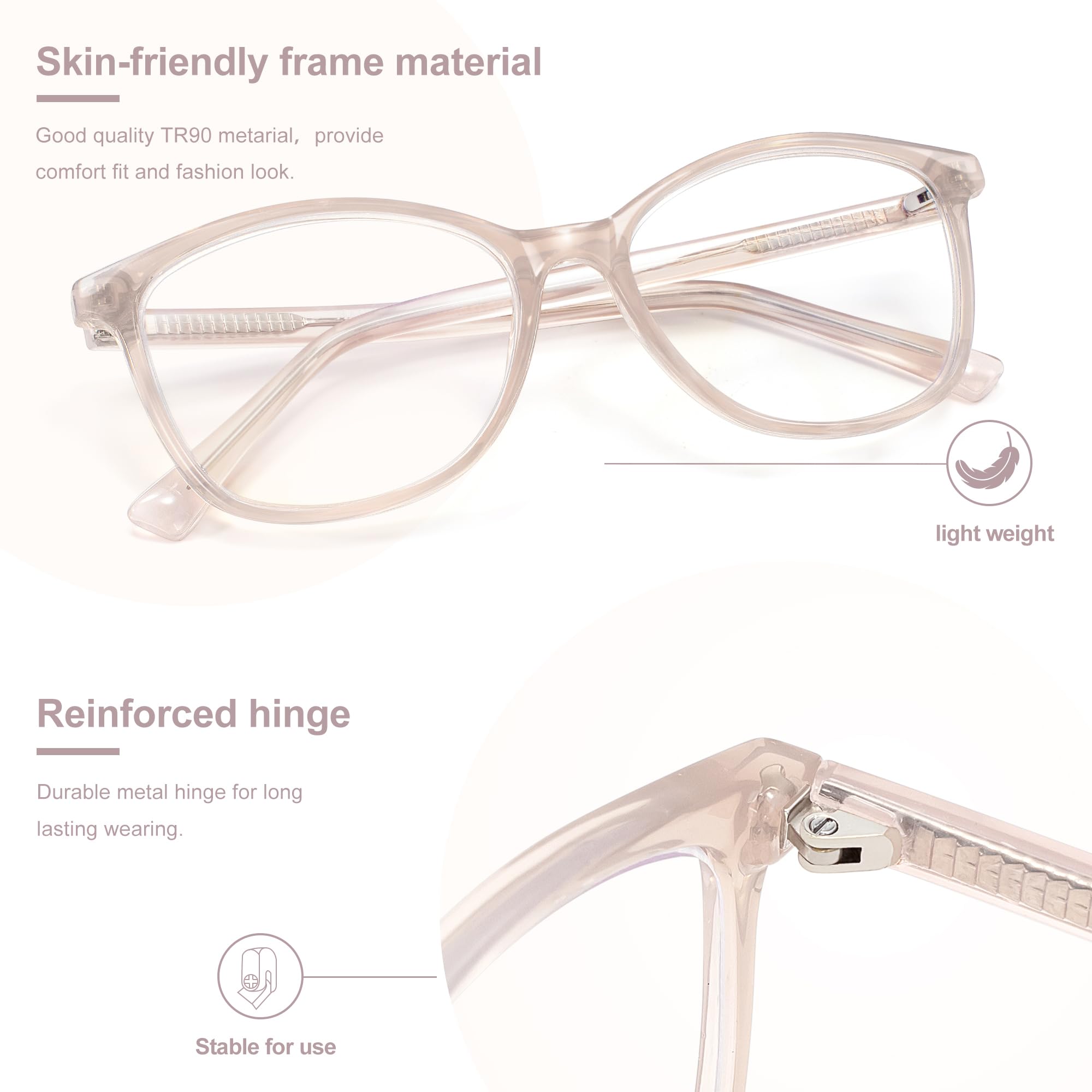 Madison Avenue TR90 frame close-up highlights lightweight comfort.