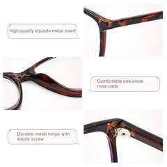 Close-up of temple metal inserts on Madison Avenue vintage glasses for refined durability.