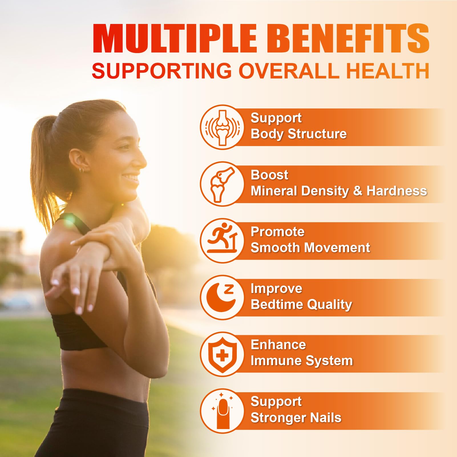 Maennyliy Calcium 1200mg with D3 and K2 for better absorption.