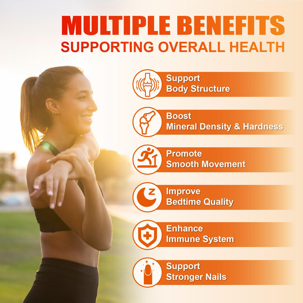 Maennyliy Calcium 1200mg with D3 and K2 for better absorption.