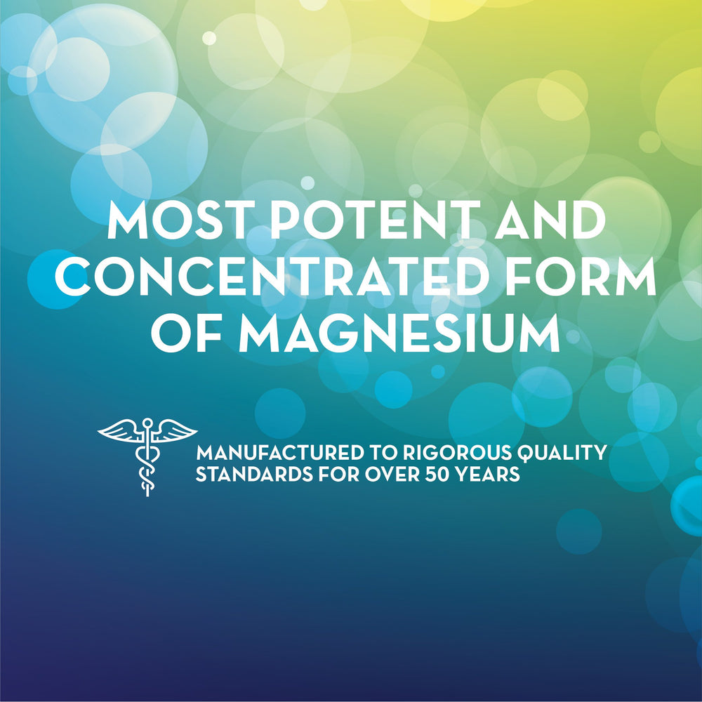 Mag-Ox 400 bottle front displaying pharmaceutical-grade magnesium supplement