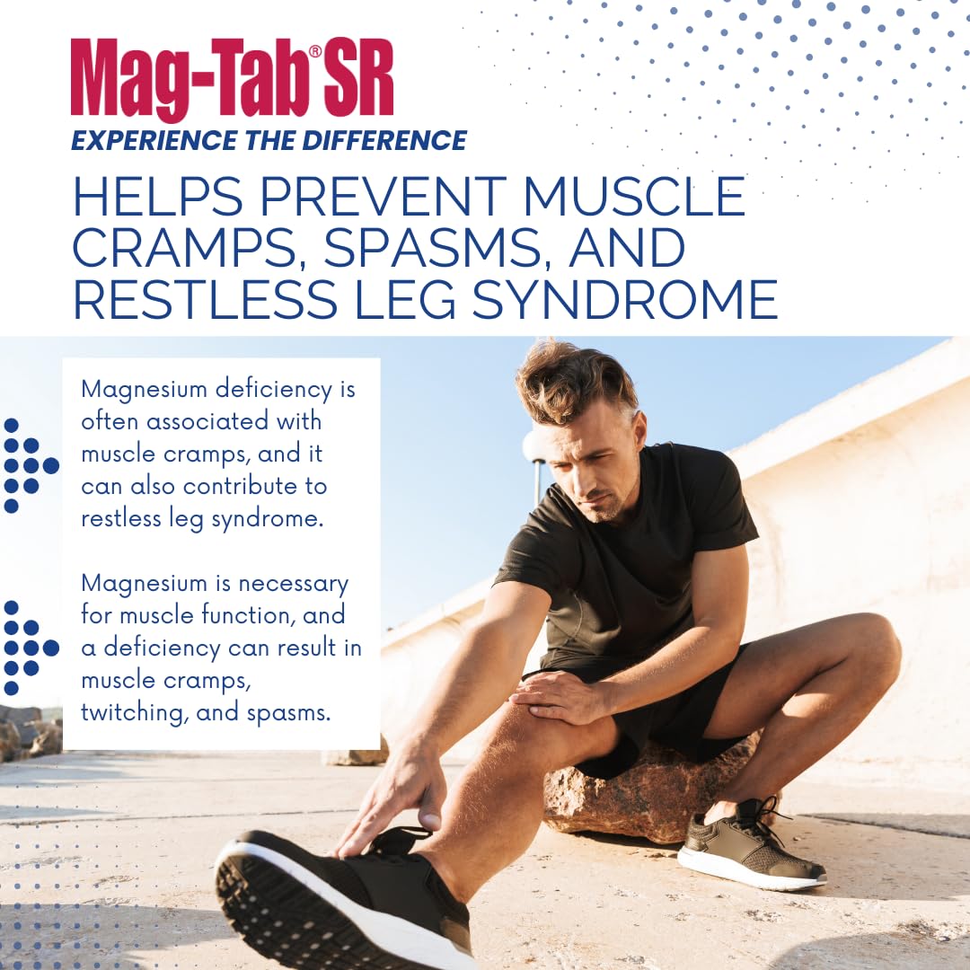 MAG-TAB SR elemental magnesium 168mg stated on the label.