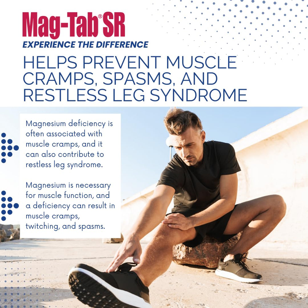 MAG-TAB SR elemental magnesium 168mg stated on the label.