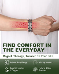 MagEnergy sizing tool shown for easy bracelet adjustment