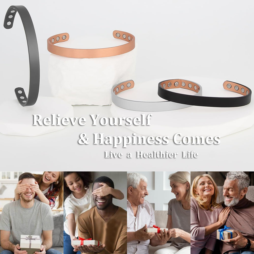 MagEnergy copper bracelet sleek design and smooth edges on profile