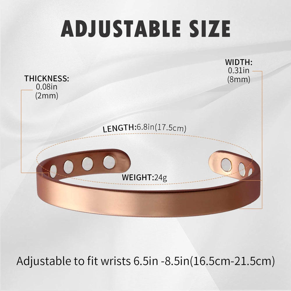 MagEnergy copper bracelet in gift box, ready for gifting