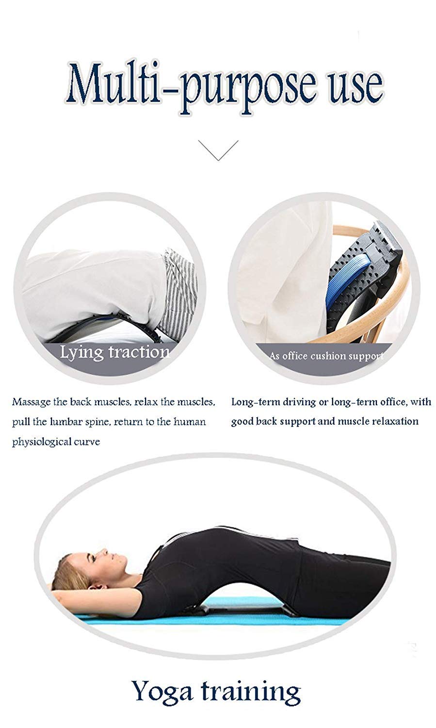 Magic Back Support lightweight ABS device offering durable, user-friendly relief options.