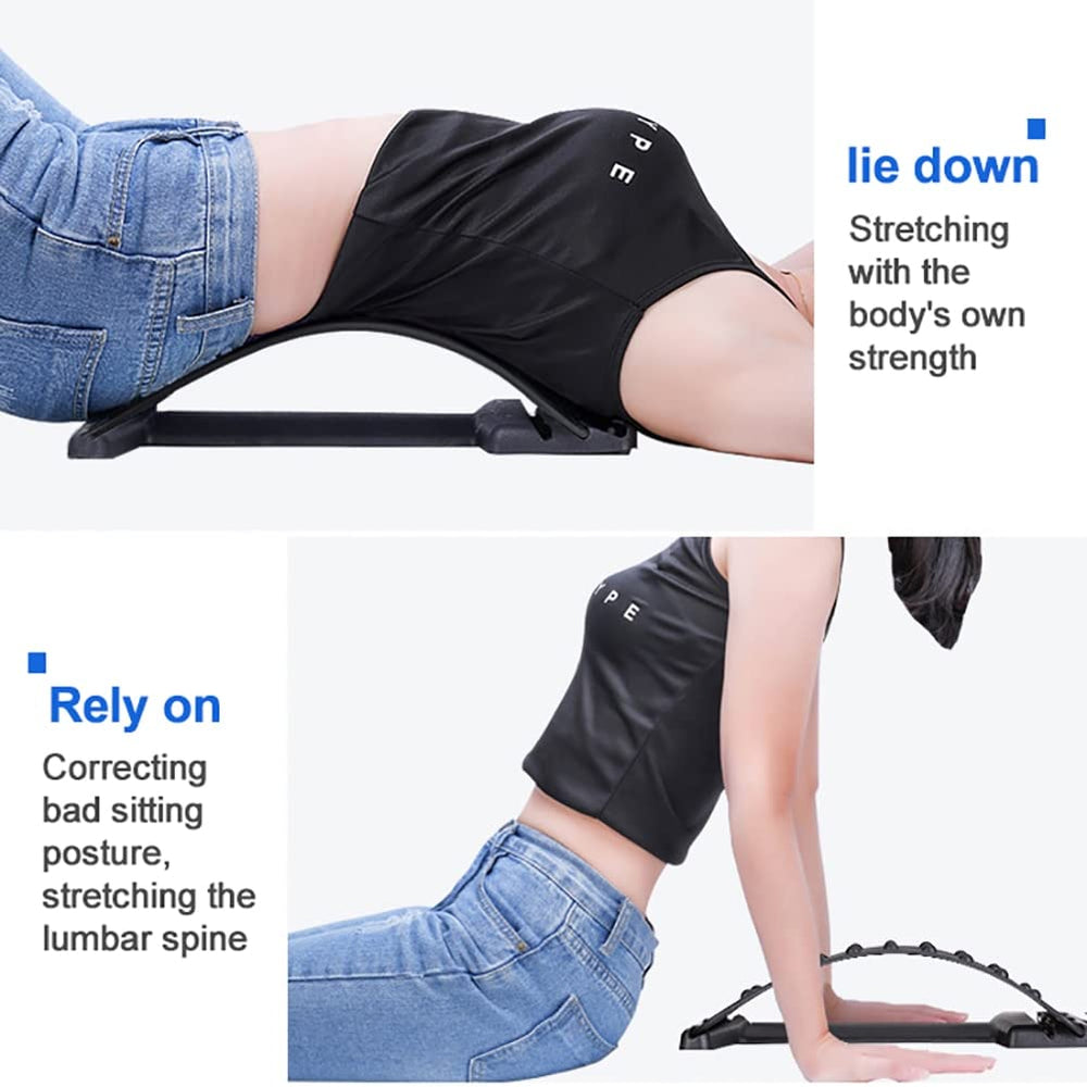Magic Back Support stretch-session in a comfortable home routine