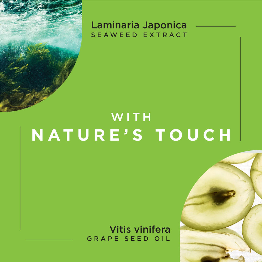 Magic Gel Nuru with seaweed extract supports hydrated skin and improved slip.
