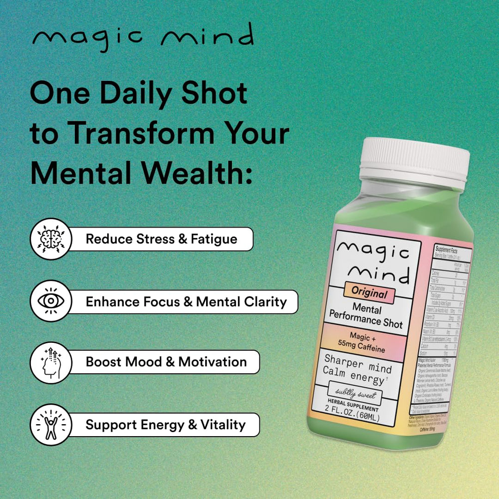 Magic Mind ingredients lion mane mushrooms bacopa closeup - natural cognitive support visuals.