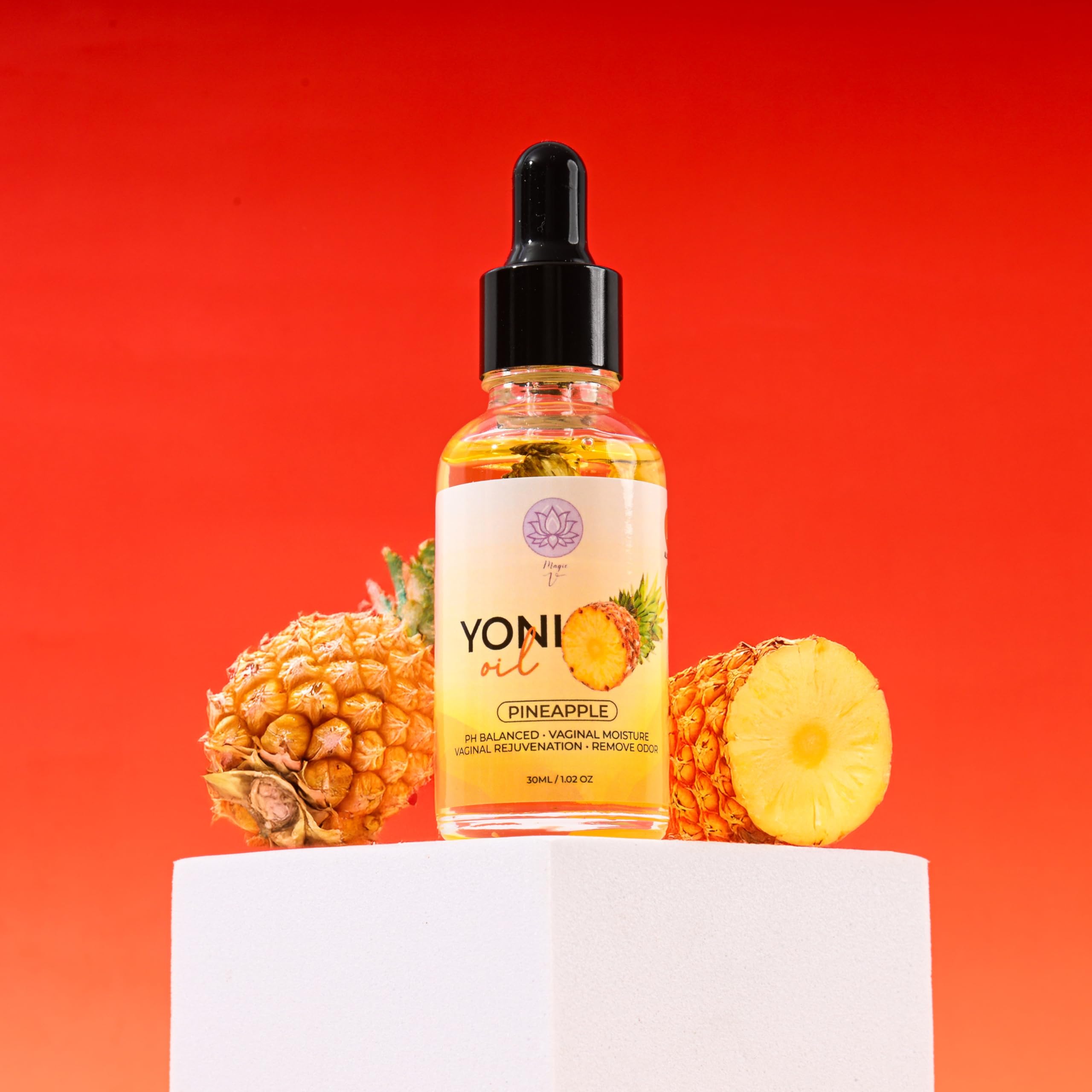 Mugwort leaf oil adds soothing elements to Magic V Yoni Oil