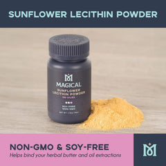 Sunflower lecithin powder improves dough stability for baking.