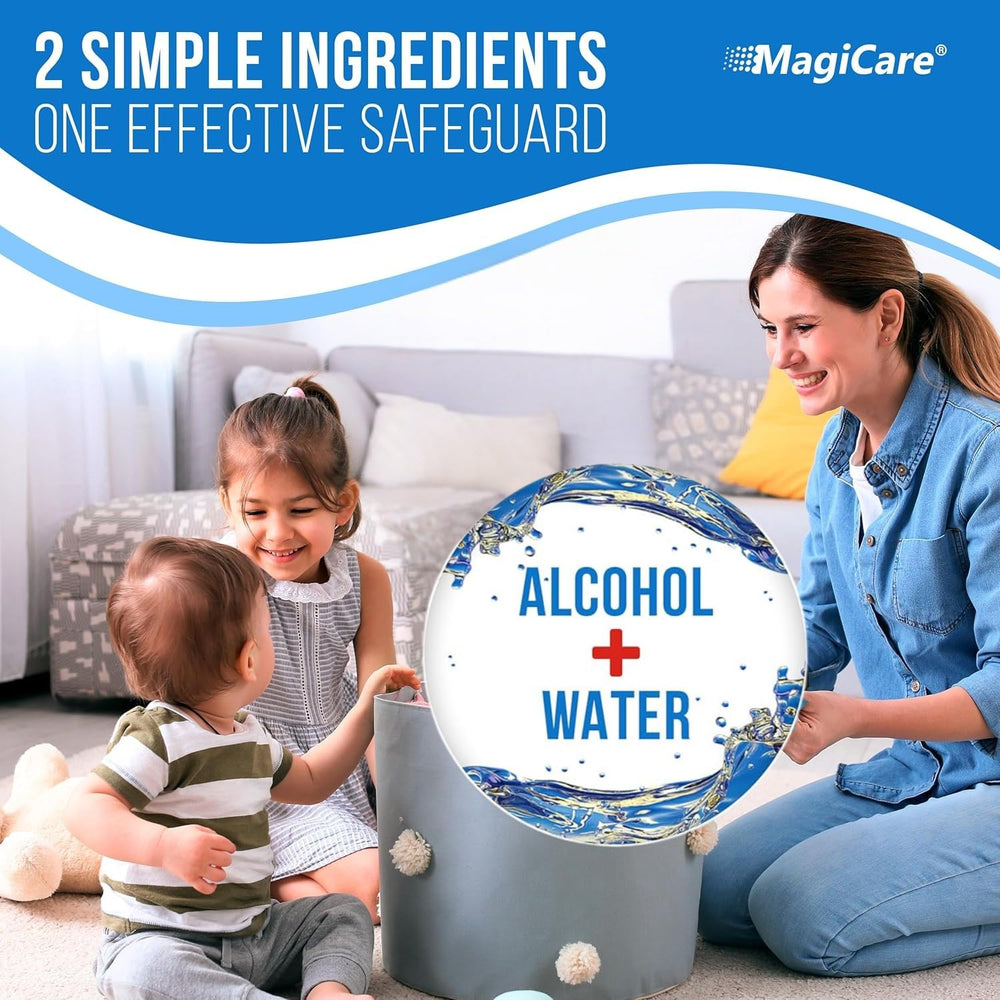 MagiCare wipes ideal for home, car, and classroom use