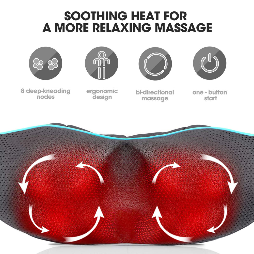MagicMakers massager nodes close up showing large and small nodes for kneading