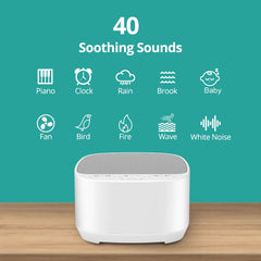 Magicteam Sleep Sound Machine control panel with 40 soothing sounds
