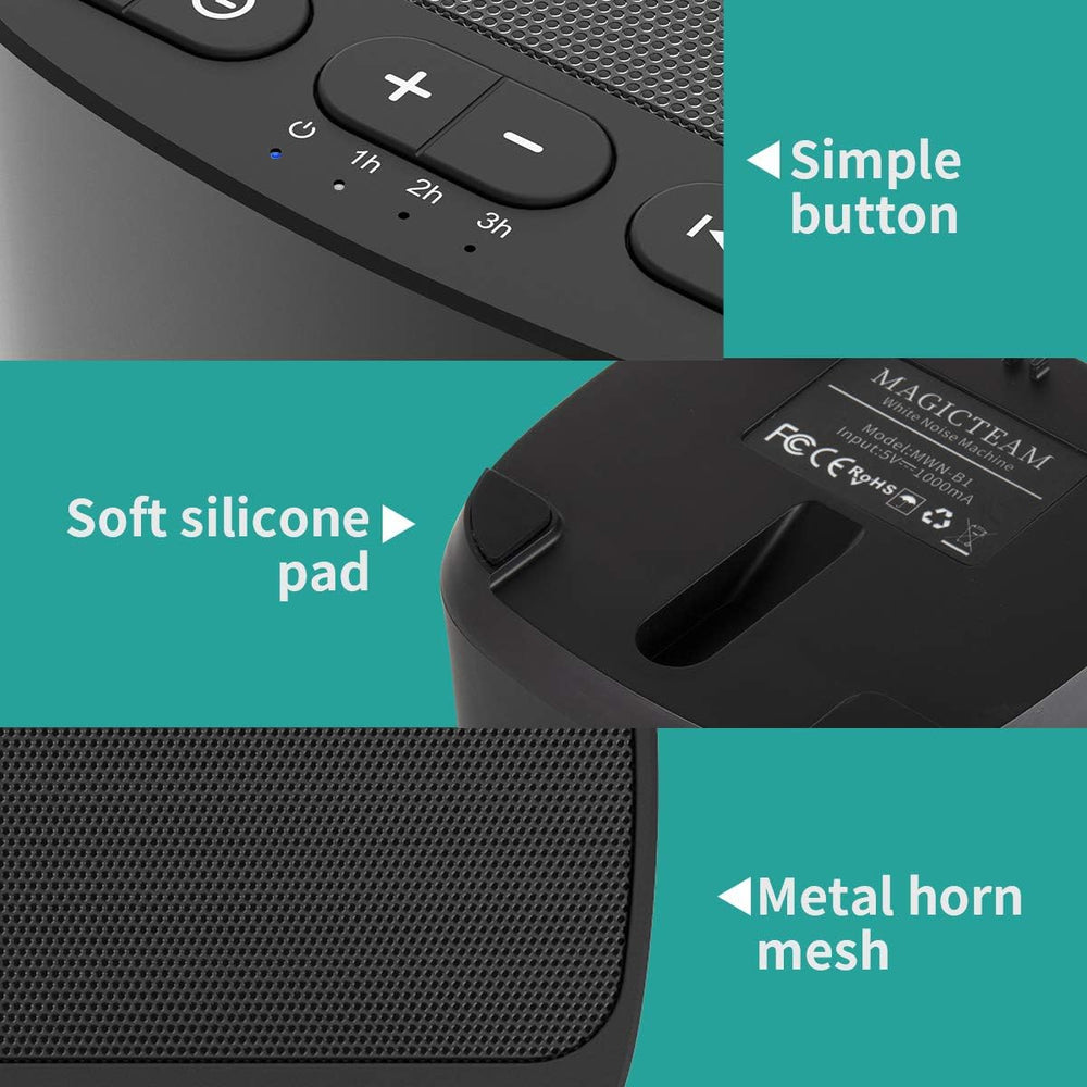 Magicteam Front panel controls for quick sleep setup and adjustments.