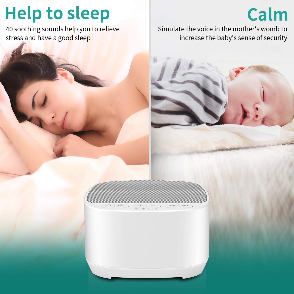 Magicteam Sleep Sound Machine in use during bedtime routine