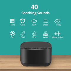Magicteam Sleep Sound Machine volume with 32 levels for personalized comfort.