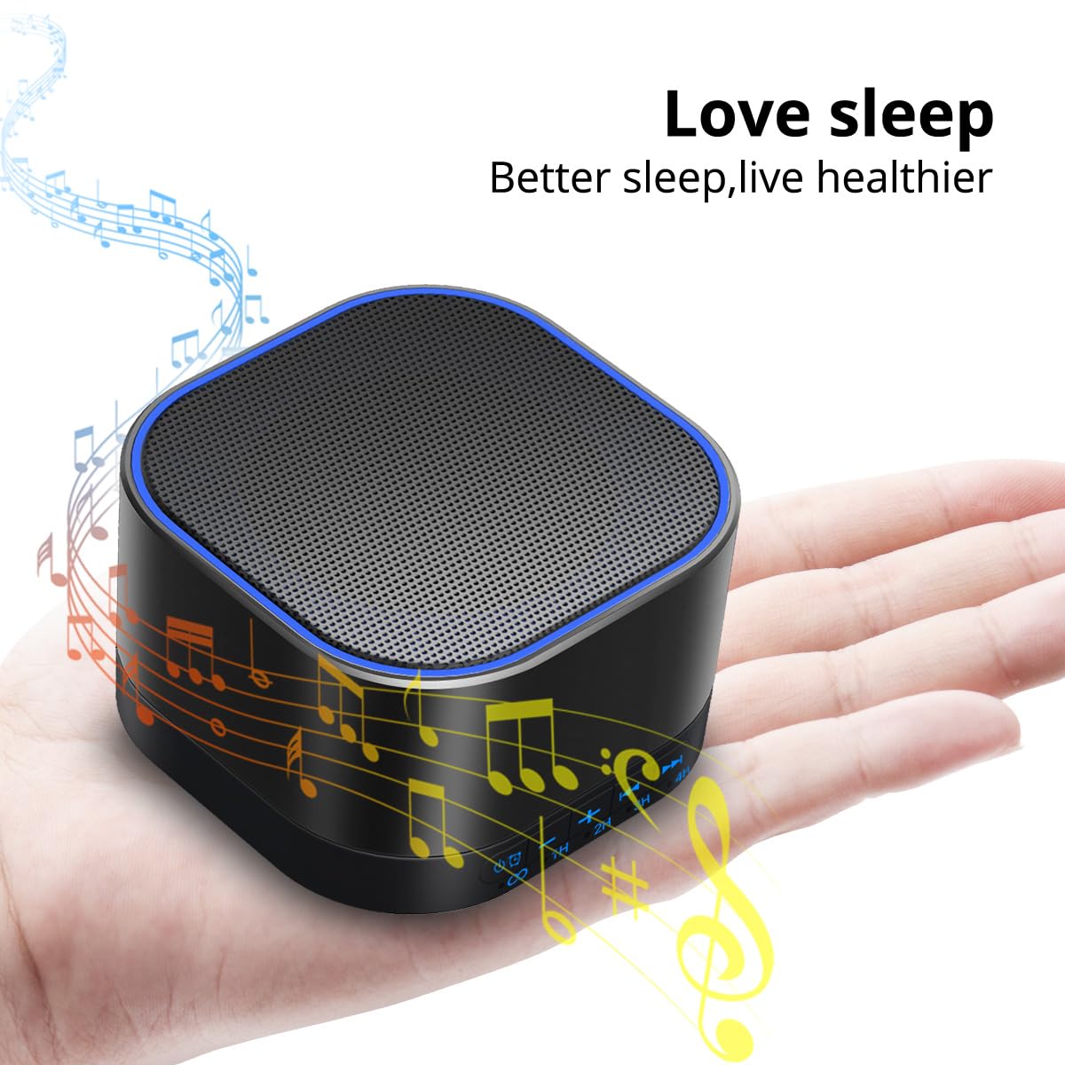 Magicteam white noise machine used in a baby room for soothing routines