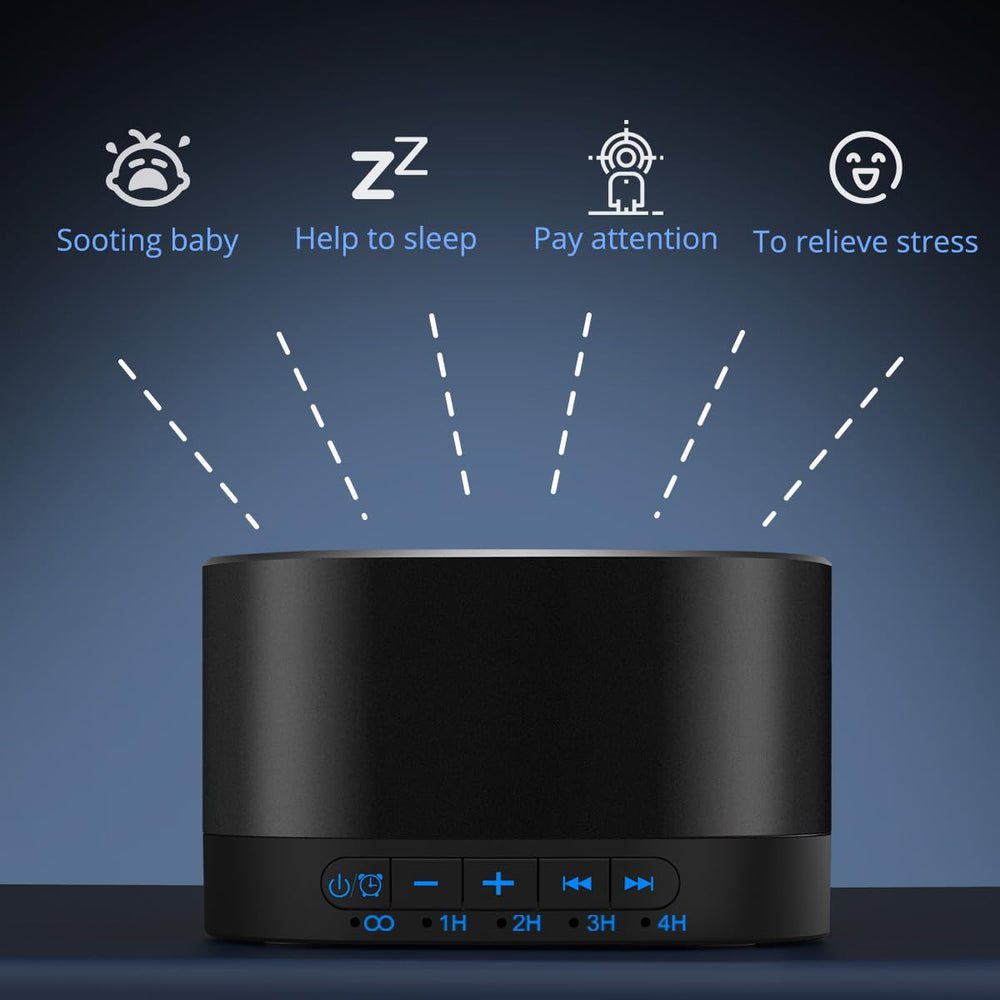 Magicteam white noise machine compact design fits small spaces and travel