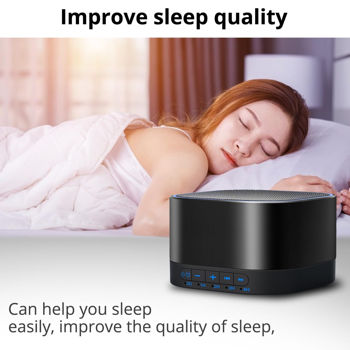 Magicteam white noise machine ready for travel and portability