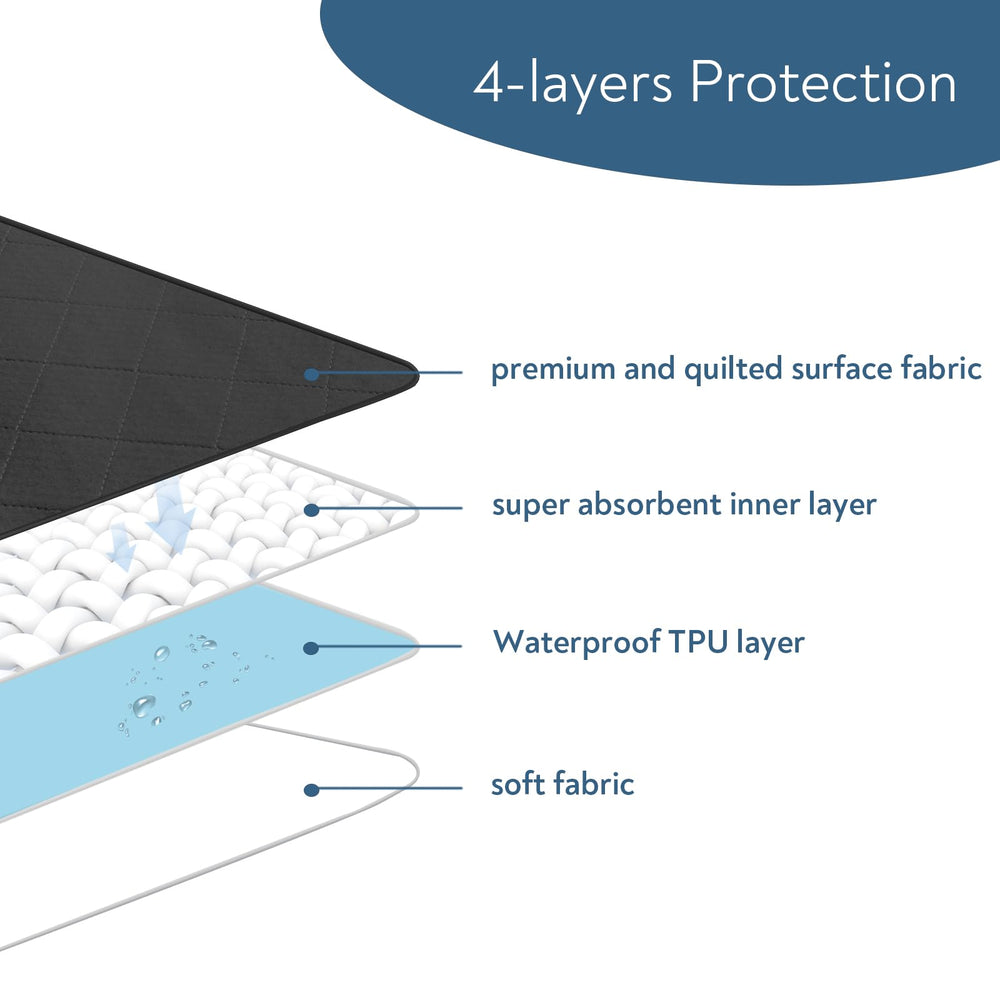 Magik & Kover quilted-soft top pad on a couch for comfort