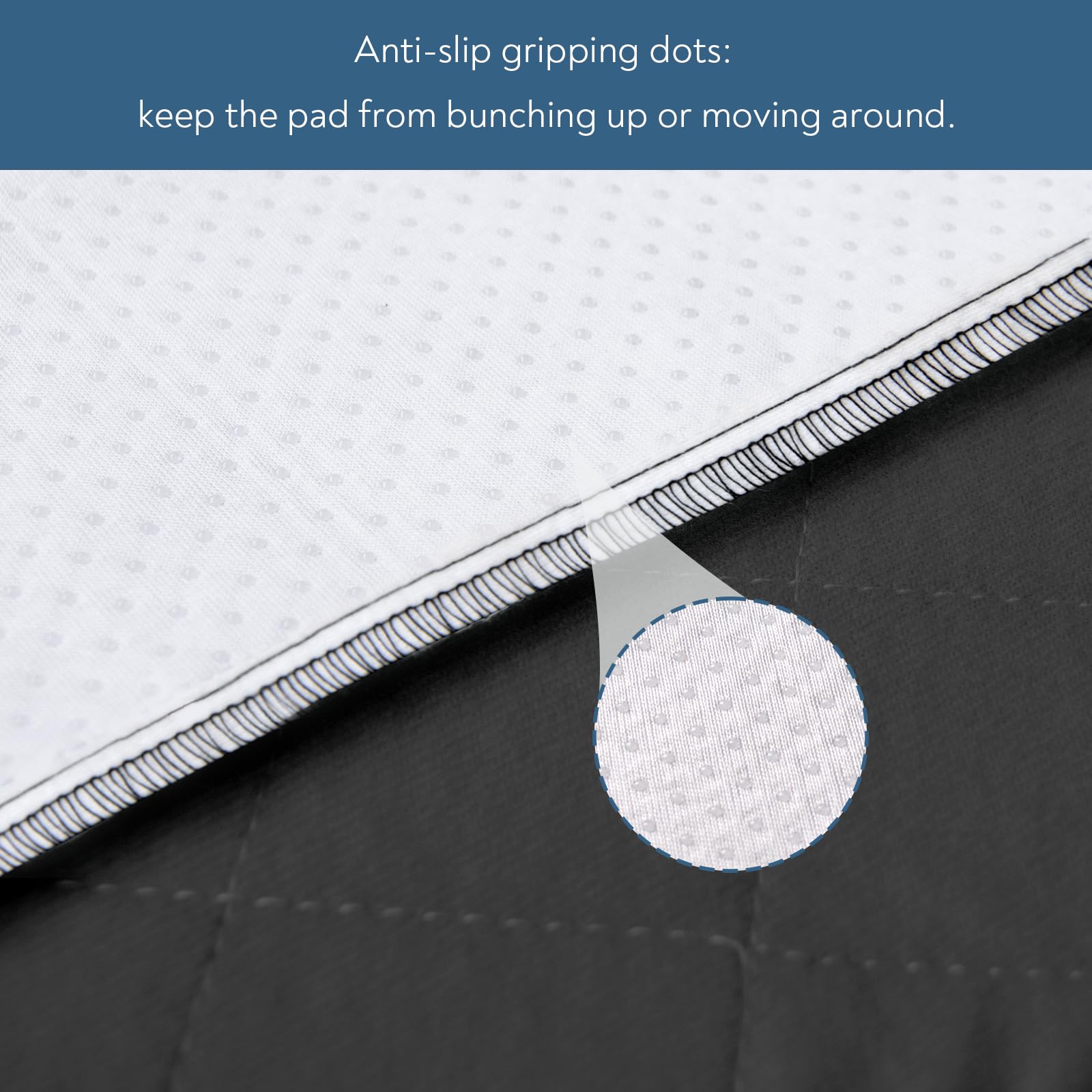 Magik & Kover washable chair pad, easy to clean and reuse.