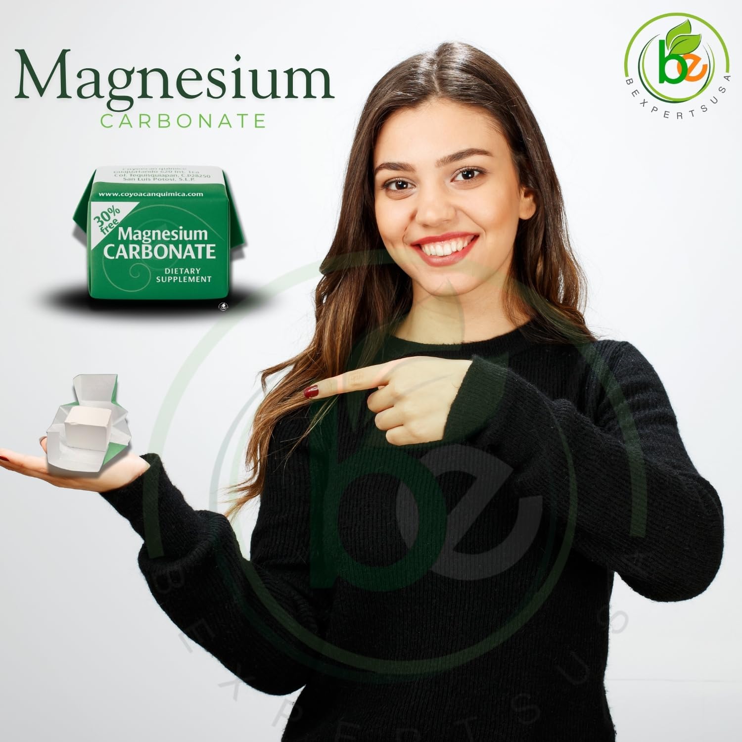 Magnesium Carbonate cubes made in Mexico with strict quality control.