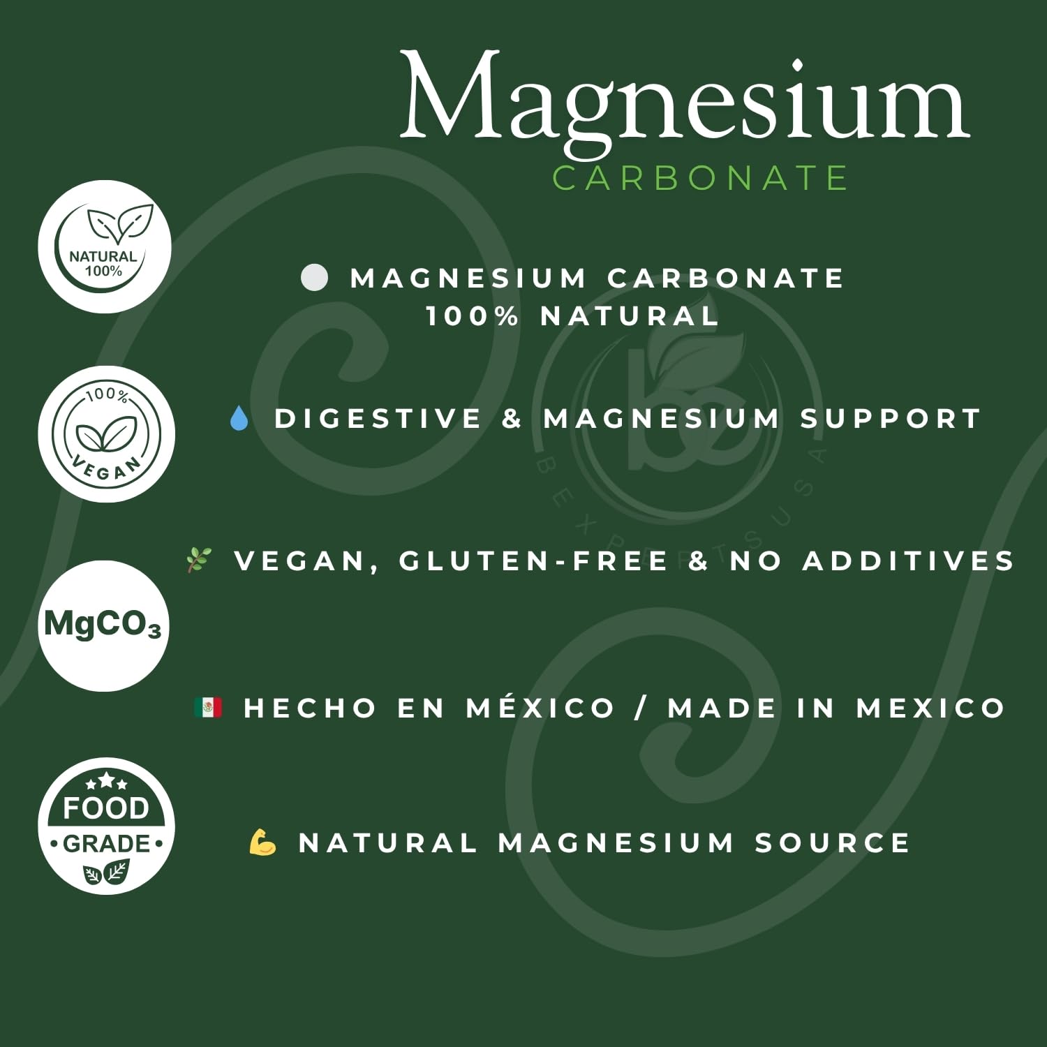 Magnesium Carbonate cubes in a compact travel pack for on-the-go use.